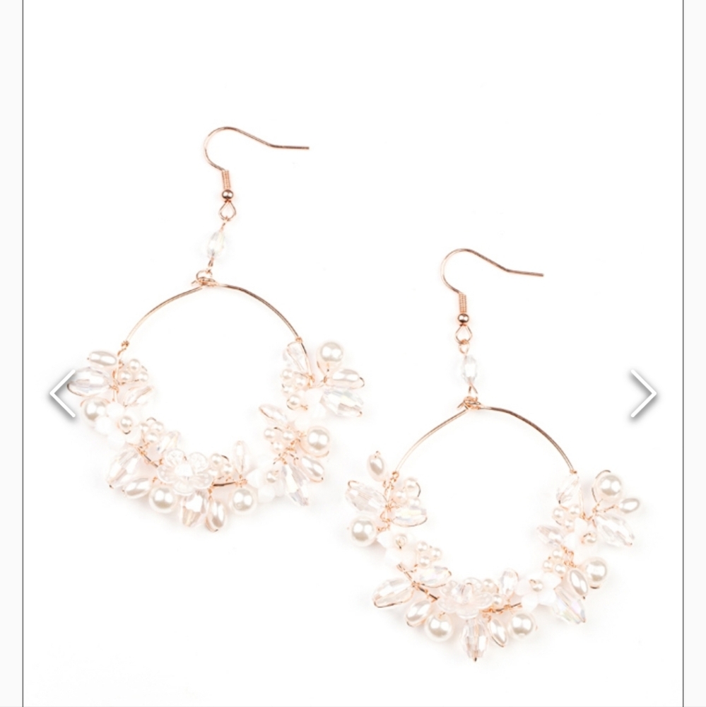 COPY - Floating Gardens Copper Earrings Fabulous Vintage 👌 #2 - Picture 2 of 2